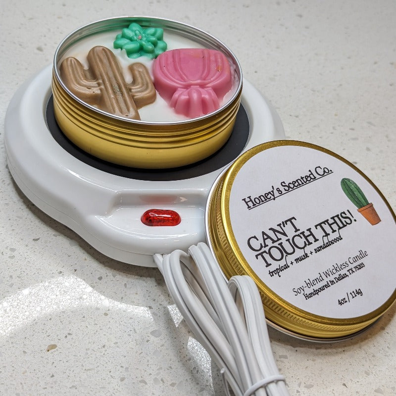 Wickless Candles (2 candles +Free Warmer)