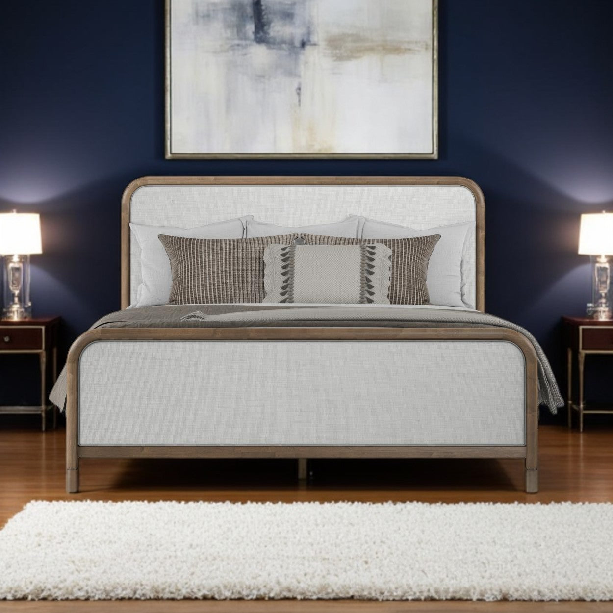 Malkia Upholstered Bed + Free White Glove Service