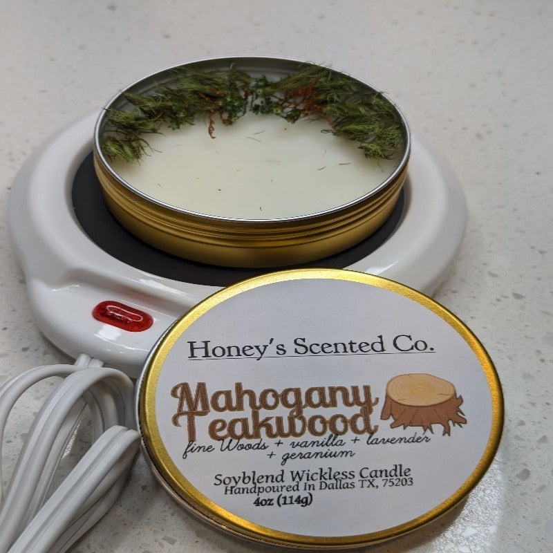 Wickless Candles (2 candles +Free Warmer)