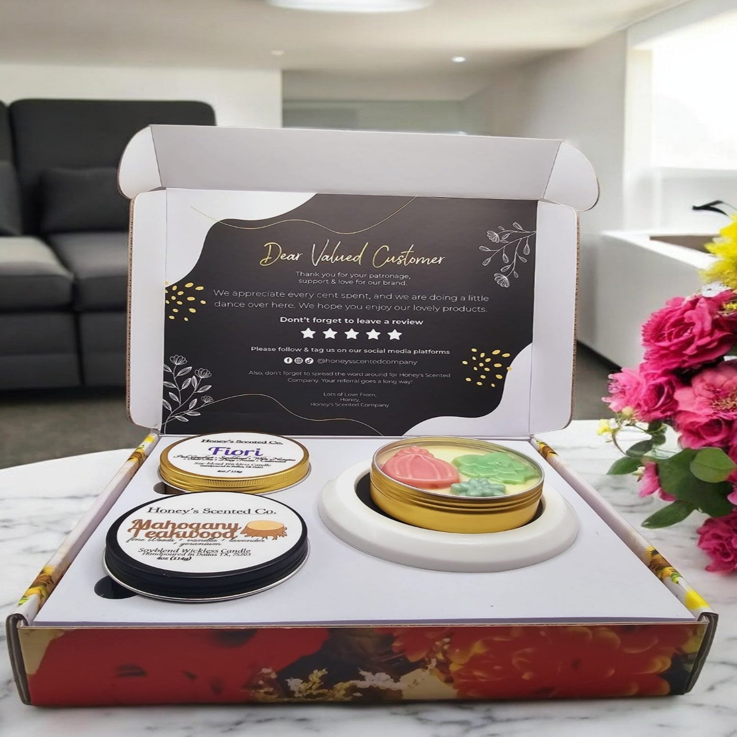 Wickless Candles (2 candles +Free Warmer)
