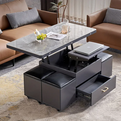 Luxury Modern Marble Top Coffee Table/Work Station