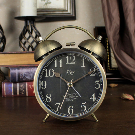 New 4-Inch Metal Bell Alarm Clock