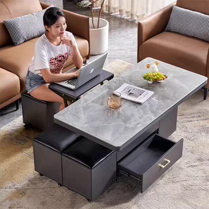 Luxury Modern Marble Top Coffee Table/Work Station