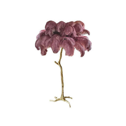Palmera Luxury Feather Floor Lamp Decor