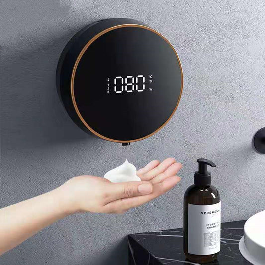 Adjustable Digital Bathroom Foam Soap Dispenser (Wall-Mounted)