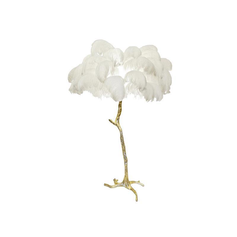Palmera Luxury Feather Floor Lamp Decor