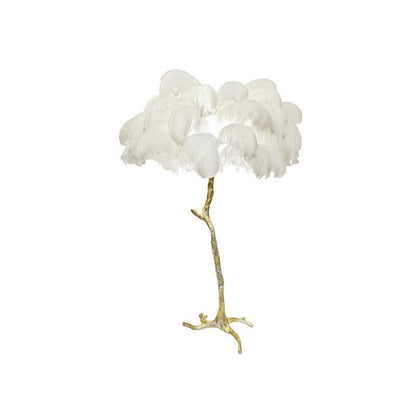 Palmera Luxury Feather Floor Lamp Decor