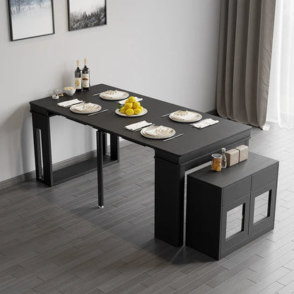 Modern Extendable Dining Table With Storage