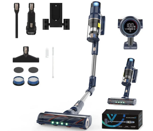 8 in 1 VICSONIC S7 480W Cordless Vacuum Cleaner Smart Home Appliances with 30 Kpa Suction Power for Home Cleaning Battery