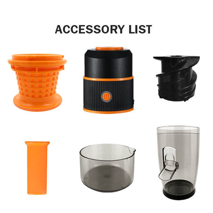 Rechargeable Compact Portable Masticating Juice Separator