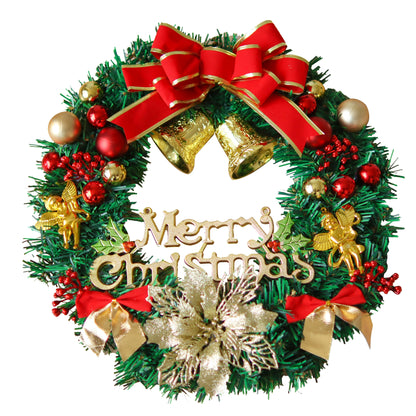 Door Hanging 50cm Encrypted Rattan Christmas Decorations