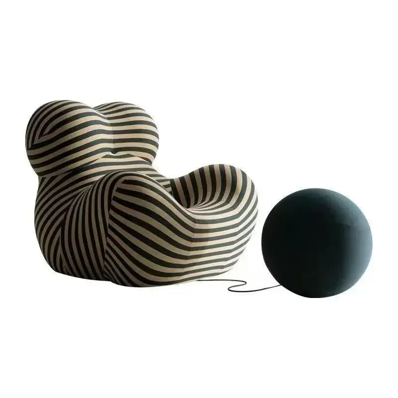 Italian Momma Luxury Lounge Chaise With Ottoman