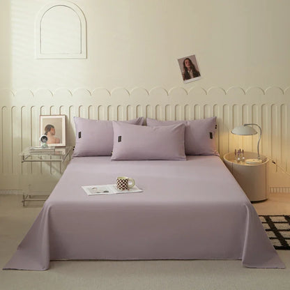 Microfiber Flat Bedsheet and Pillow Cases (3pcs)