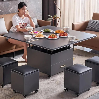 Luxury Modern Marble Top Coffee Table/Work Station