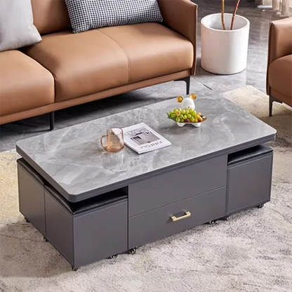 Luxury Modern Marble Top Coffee Table/Work Station