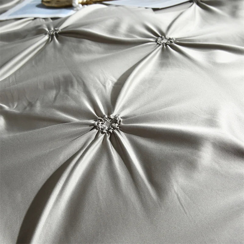Pinch Pleated Luxury Bedding Sets