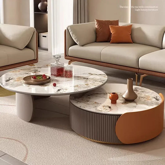 Modern Sofa Italian Extendable Luxury Base CoffeeTable