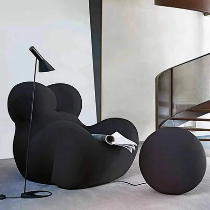 Italian Momma Luxury Lounge Chaise With Ottoman