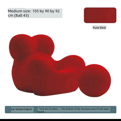 Italian Momma Luxury Lounge Chaise With Ottoman