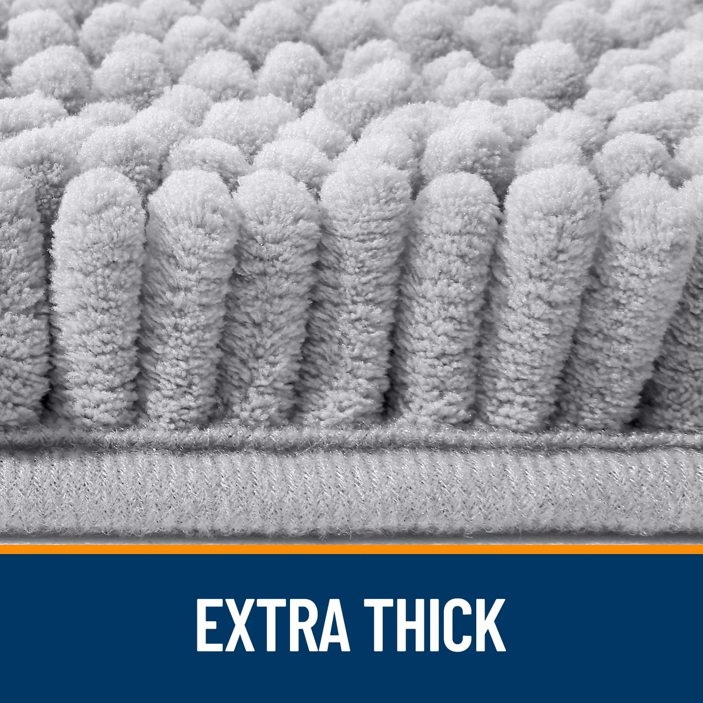 Extra Soft Thick Absorbent Shaggy Washable Non-Slip Bath Mats