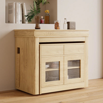 Modern Extendable Dining Table With Storage