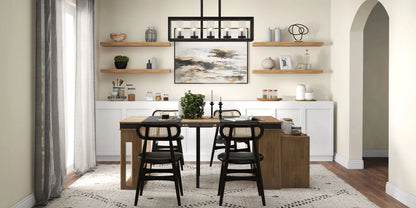 Modern Extendable Dining Table With Storage