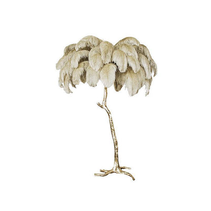 Palmera Luxury Feather Floor Lamp Decor