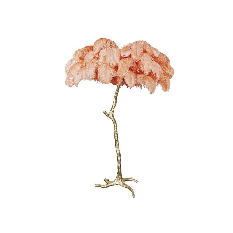 Palmera Luxury Feather Floor Lamp Decor